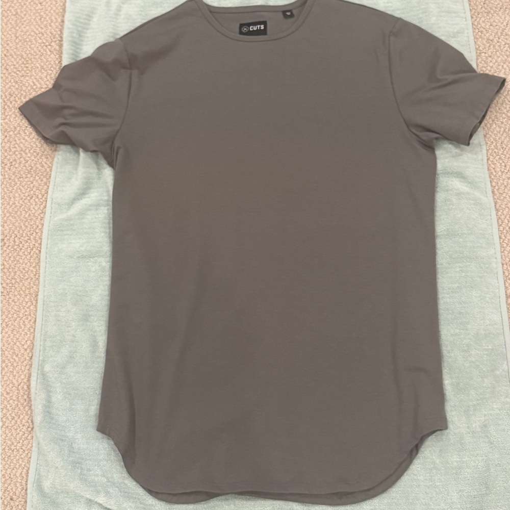 Cuts Clothing Men’s T-Shirt – Luxe Stretch, Perfect Fit, [SLATE], Size [M]
